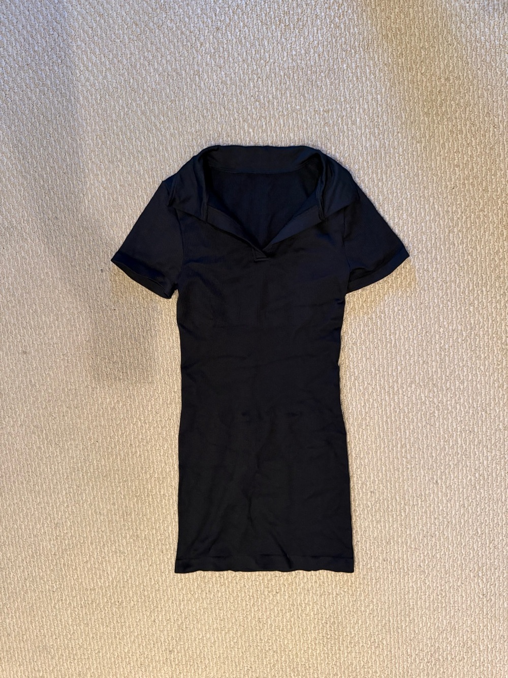 Black OQQ nylon & spandex mini dress